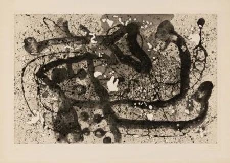 飞尘腐蚀法 Miró - Les Geants III