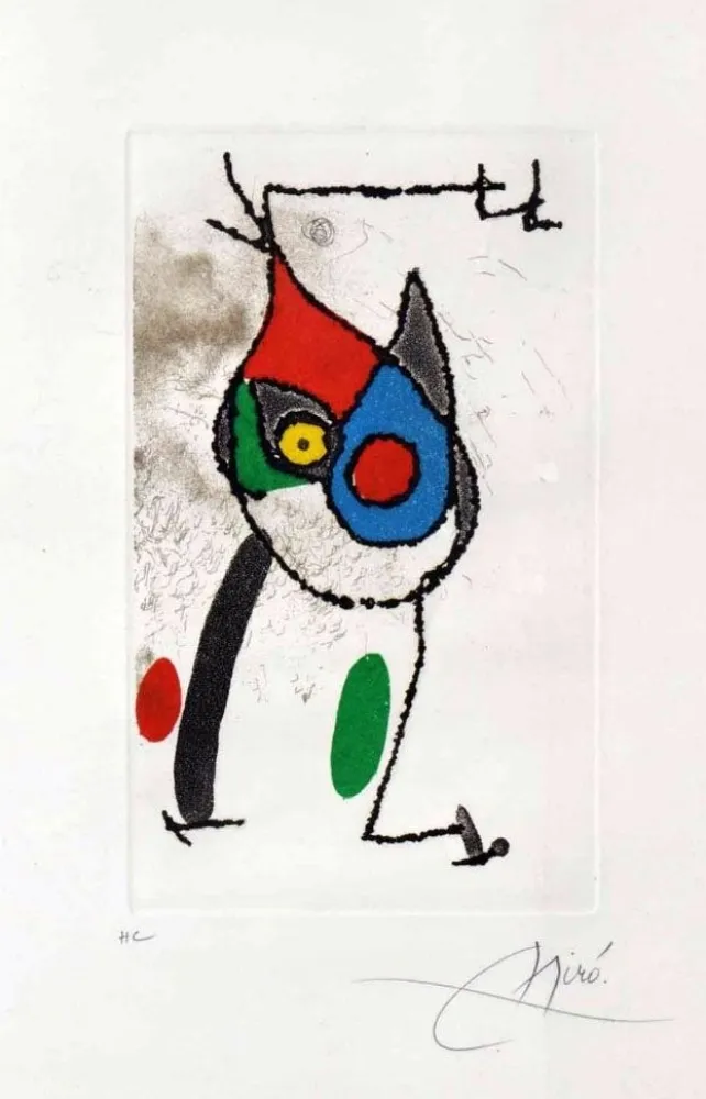 版画 Miró - Les Magies