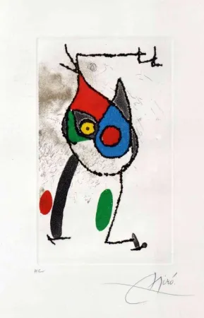 版画 Miró - Les Magies