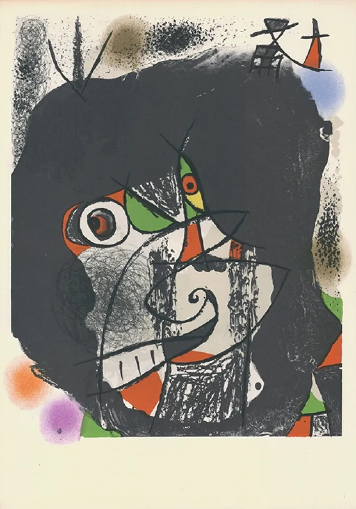 石版画 Miró - Les révolutions scéniques du XXe siècle I, 1975