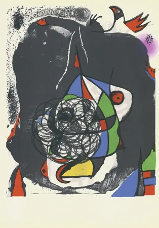 石版画 Miró - Les révolutions scéniques du XXe siècle II