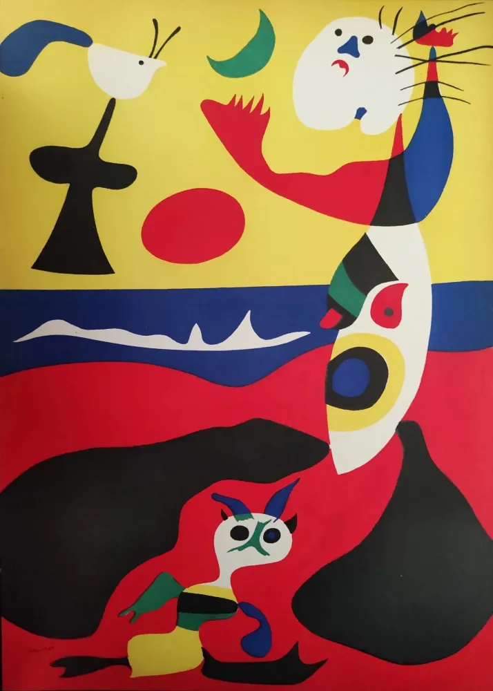 石版画 Miró - L'été