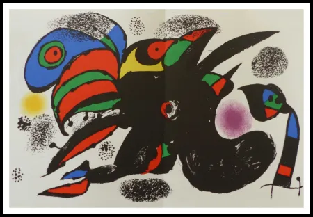 石版画 Miró - L'extrême origine 