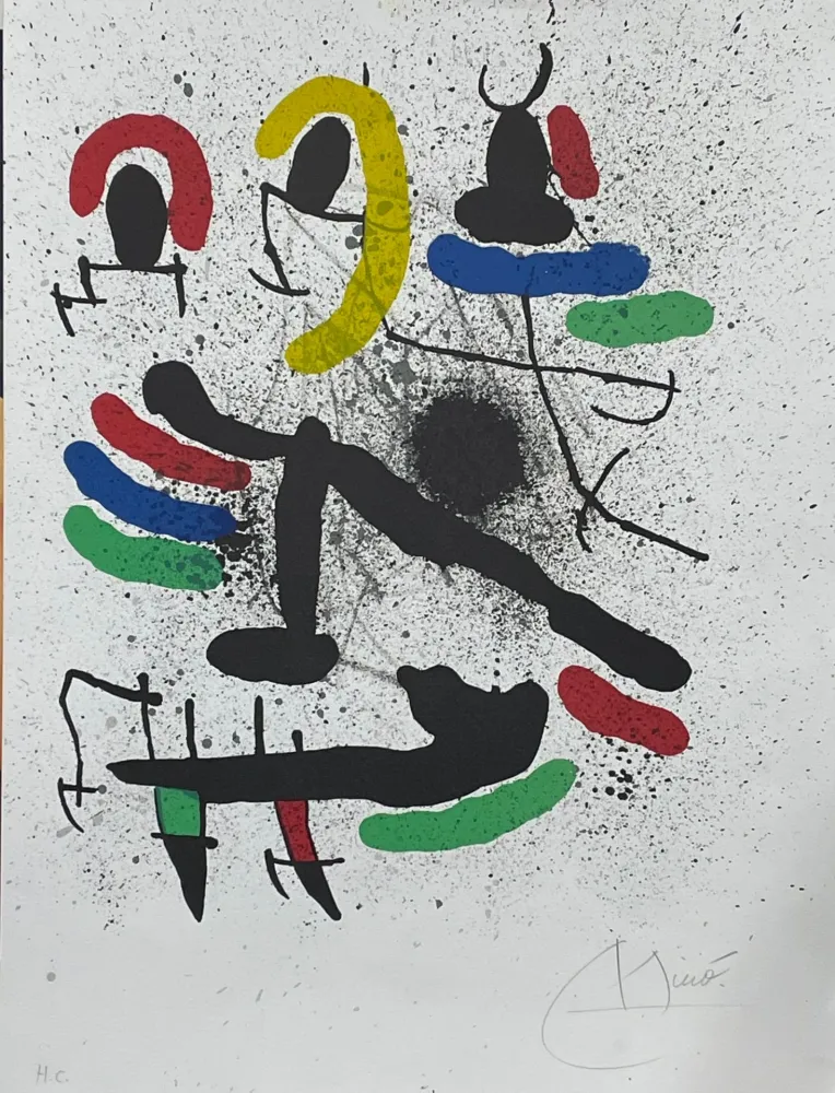 石版画 Miró - Liberté des libertés 1