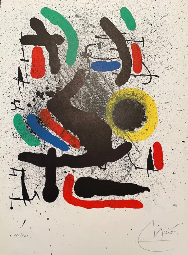 石版画 Miró - Liberté Des libertés