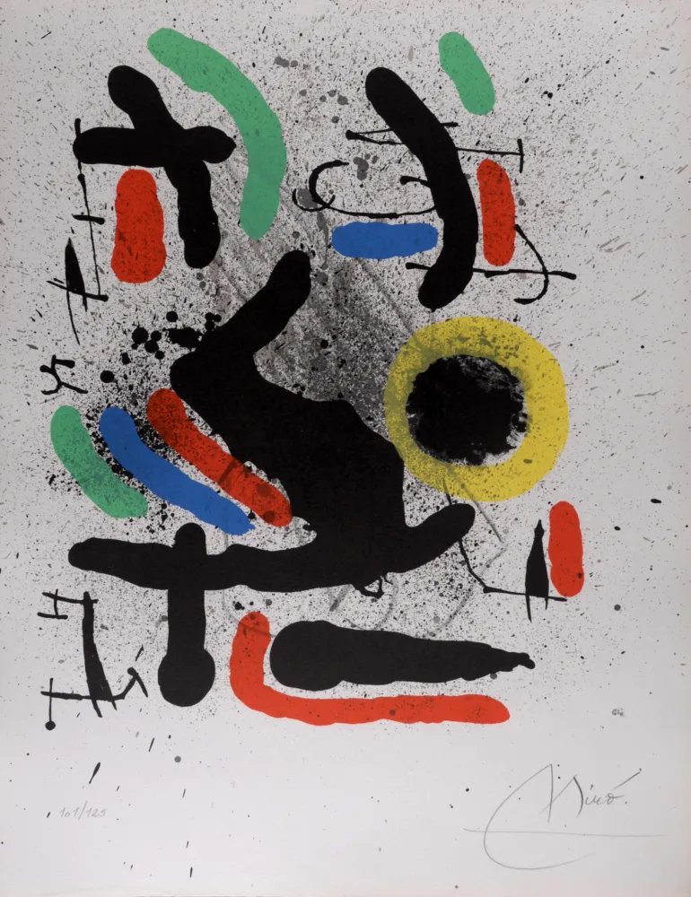 石版画 Miró - Liberté des Libertés, 1971 - Hand-signed