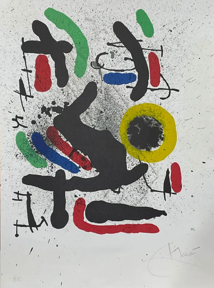石版画 Miró - Liberté des libertés 2