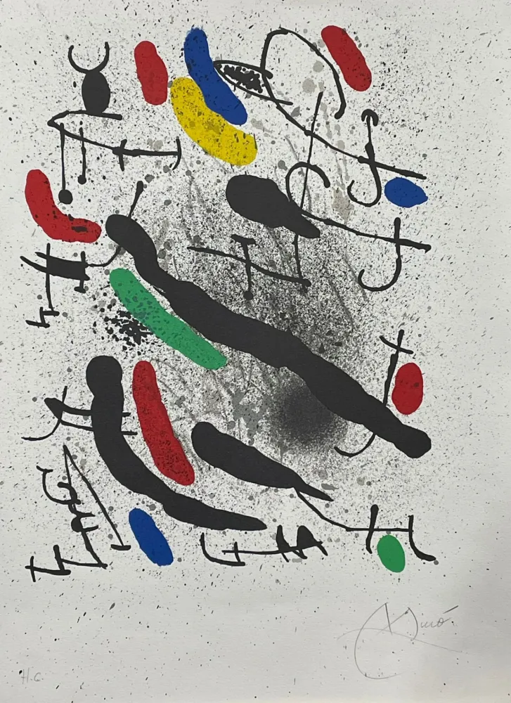 石版画 Miró - Liberté des libertés 3