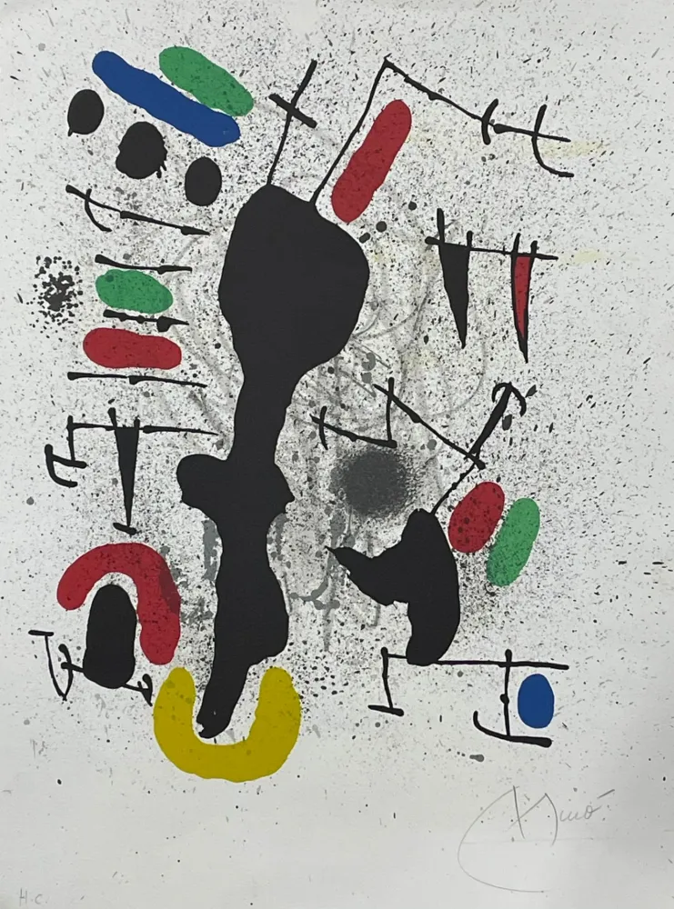 石版画 Miró - Liberté des libertés 4