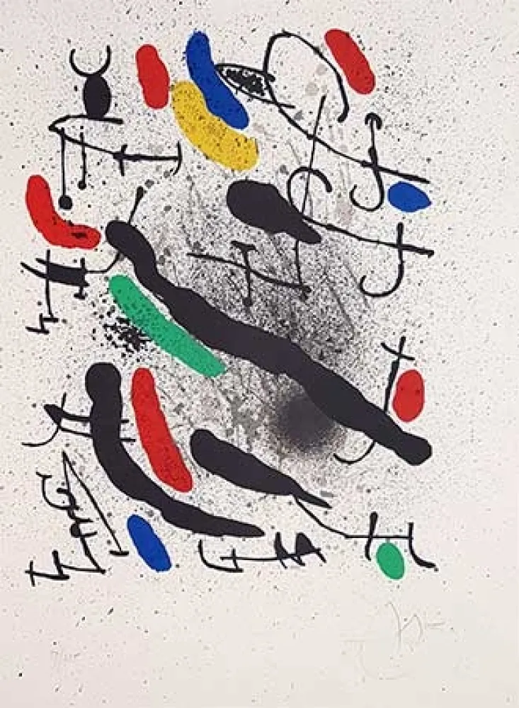石版画 Miró - Liberté des libertés