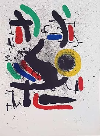 石版画 Miró - Liberté des libertés