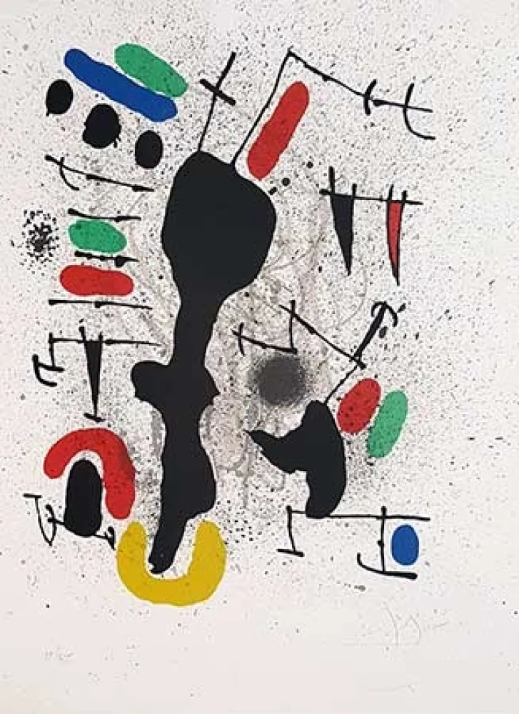 石版画 Miró - Liberté des Libertés