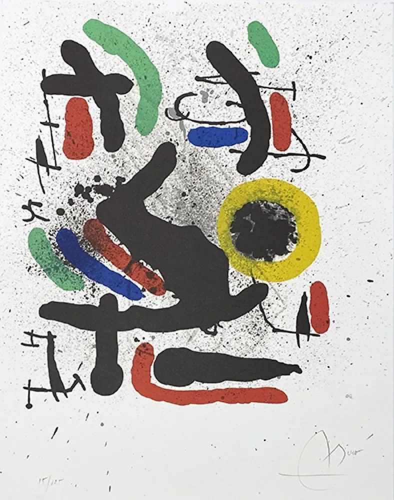 石版画 Miró - Liberté des libertés