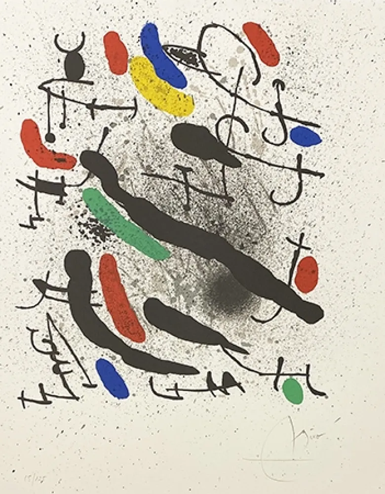 石版画 Miró - Liberté des libertés