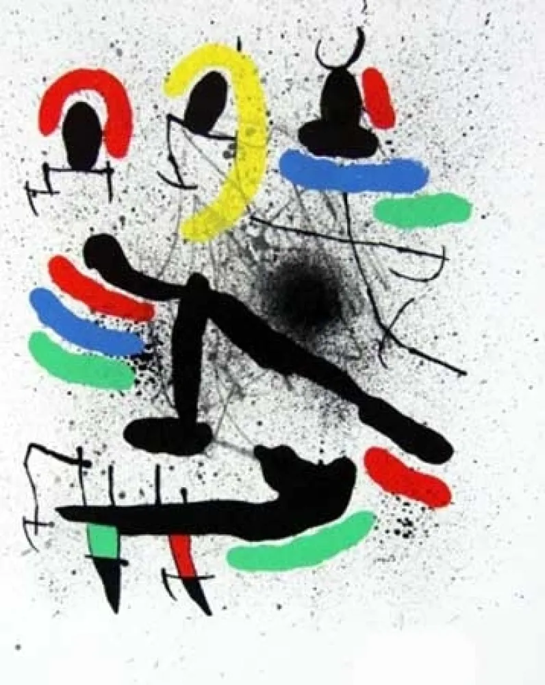 石版画 Miró - Liberté des libertés I