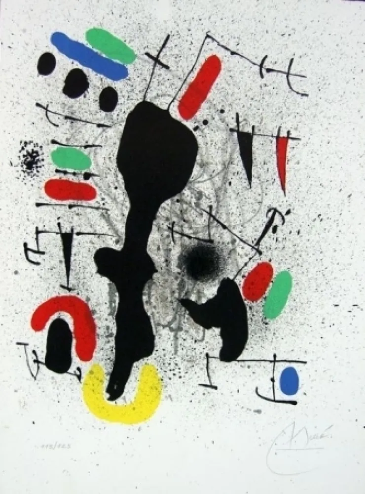 石版画 Miró - Liberté des libertés II