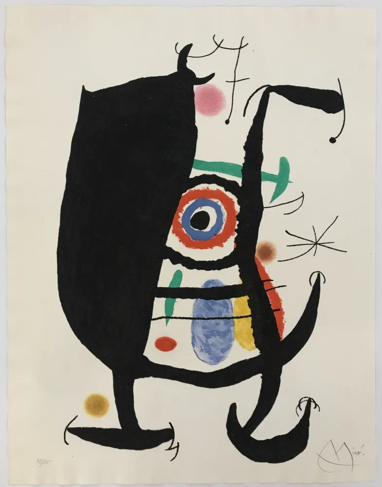 金刚砂版画 Miró - L'Inhibe
