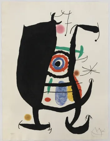 金刚砂版画 Miró - L'Inhibe