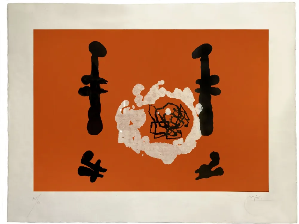 飞尘腐蚀法 Miró - 'L'Invention du feu'