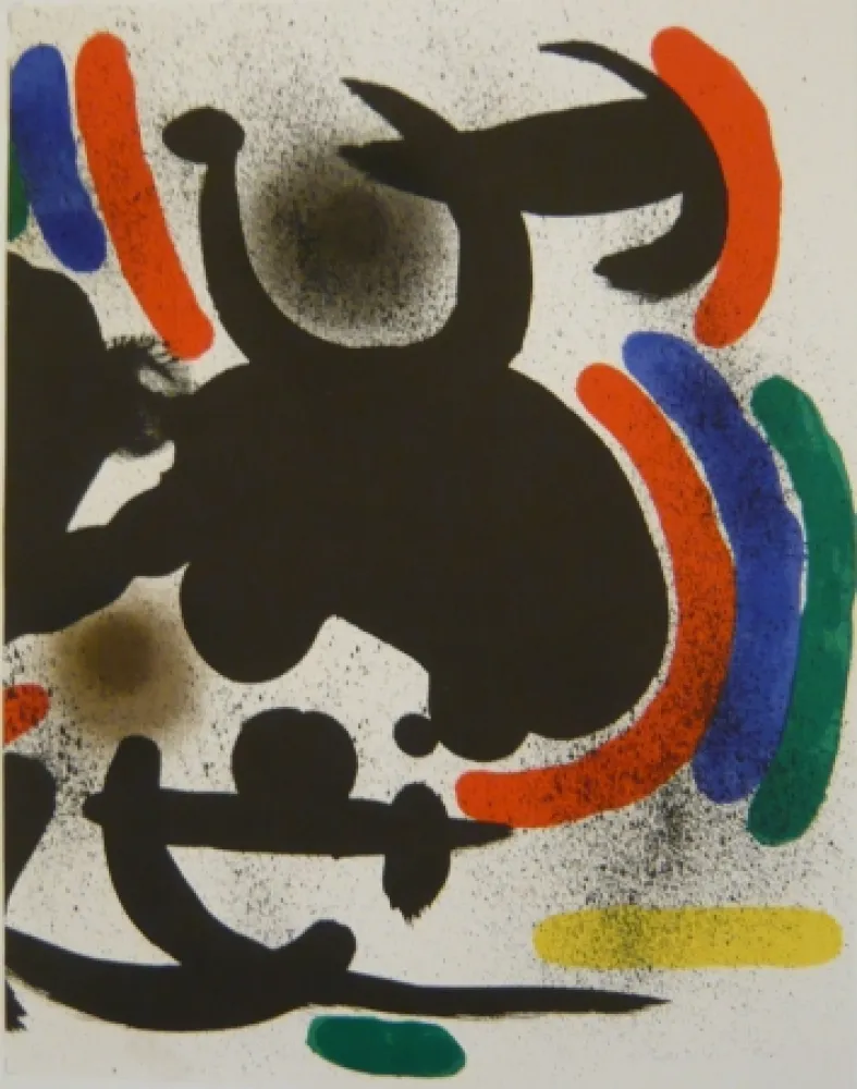 石版画 Miró - Lithographie  VII