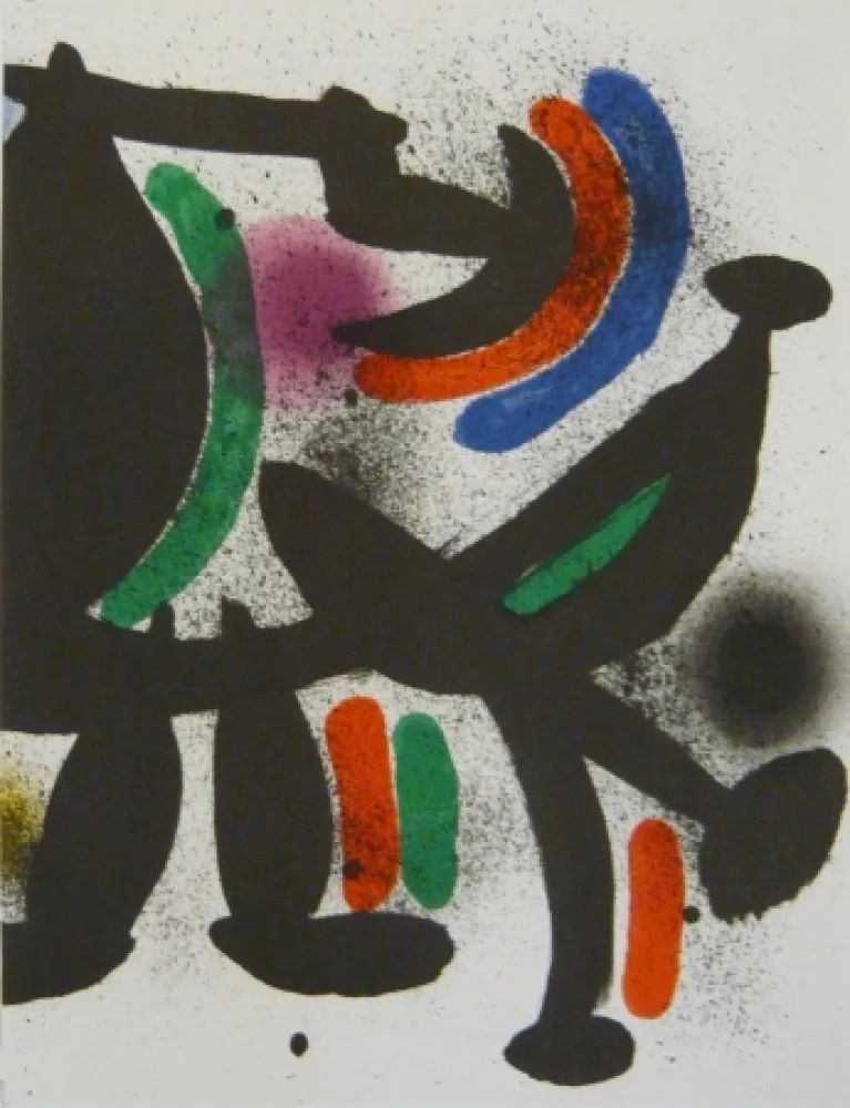 石版画 Miró - Lithographie  VIII,  Miro Lithographe I