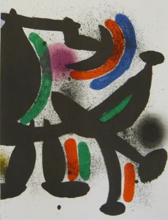 石版画 Miró - Lithographie  VIII,  Miro Lithographe I
