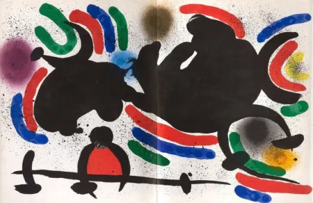 石版画 Miró - Litografía original IV