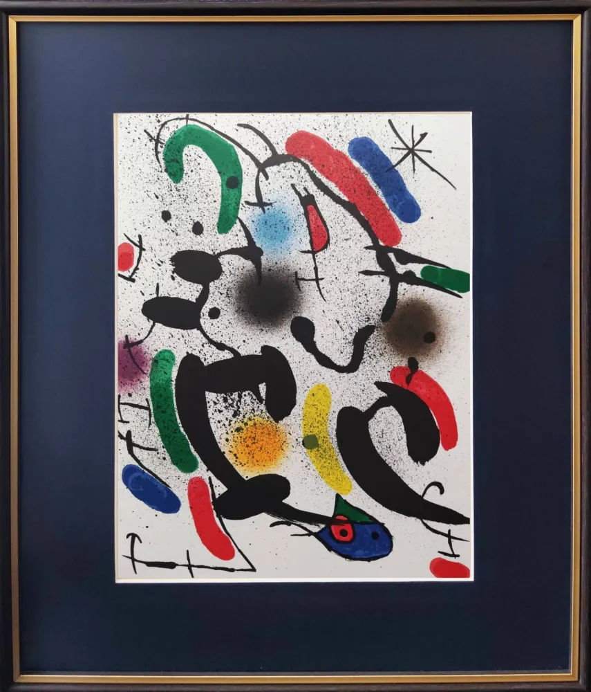 石版画 Miró - Litografía original VI