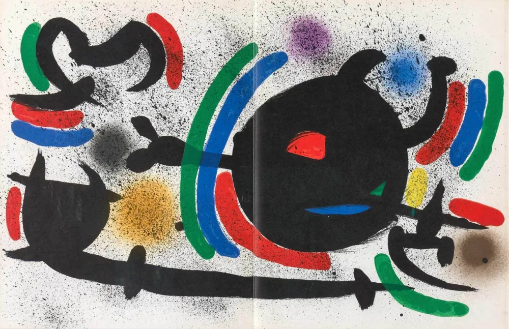 石版画 Miró - Litografía original X
