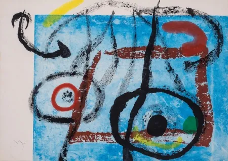 飞尘腐蚀法 Miró - L'Oiseau de Nuit