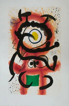 金刚砂版画 Miró - Mambo (D. 1002)