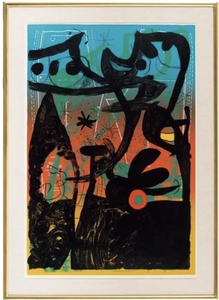 石版画 Miró - Mannequin Parade in Bahia