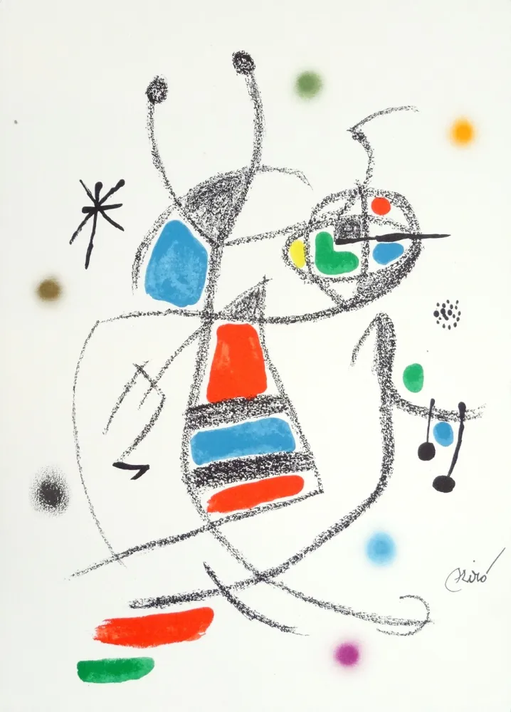 石版画 Miró - Maravillas