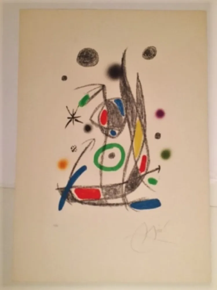 石版画 Miró - Maravillas con Varaciones Acrosticas 