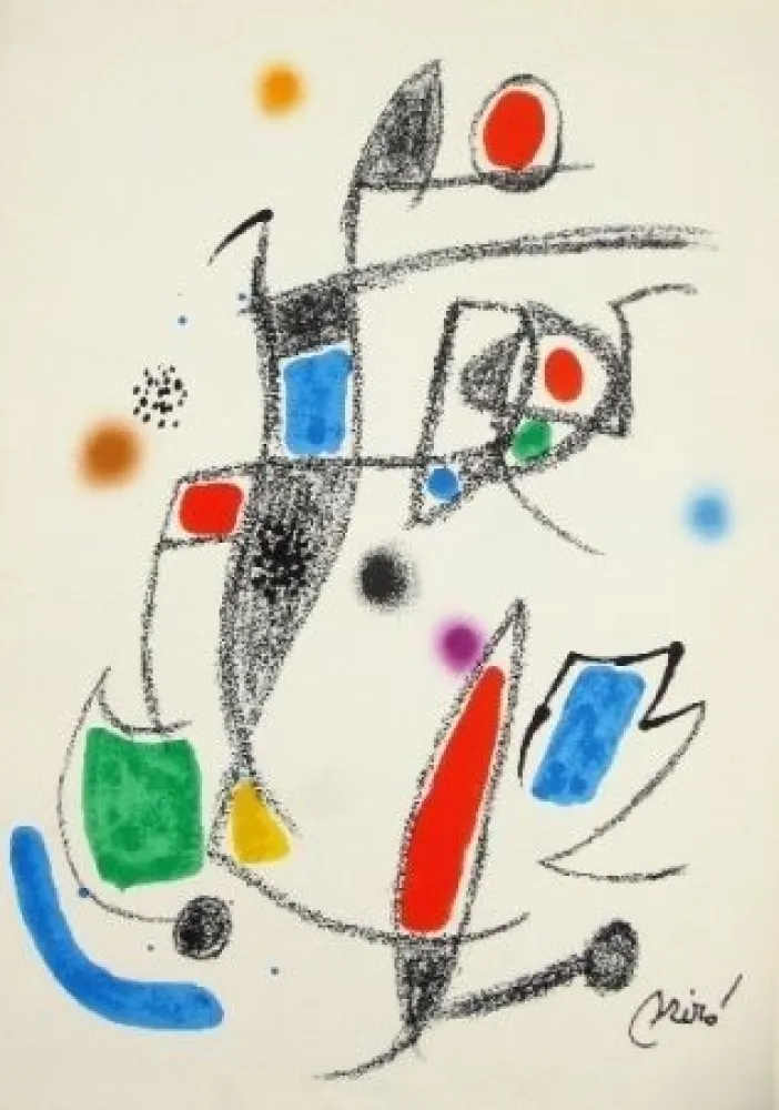 石版画 Miró - Maravillas con variaciones acrosticas 10