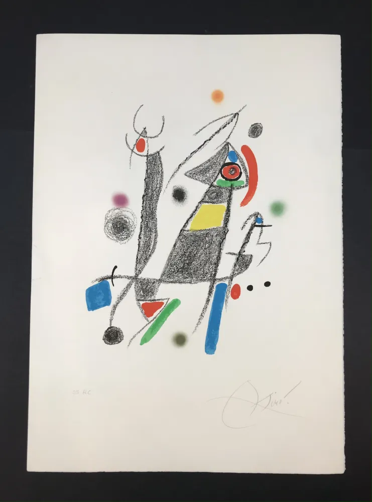 石版画 Miró - Maravillas con variaciones acrosticas