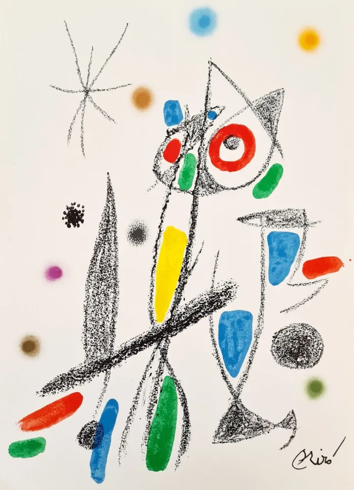 石版画 Miró - Maravillas con Variaciones Acrósticas 12