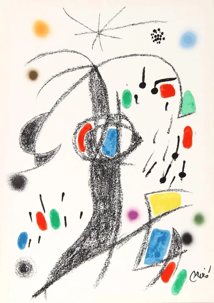 石版画 Miró - Maravillas con Variaciones Acrósticas 19