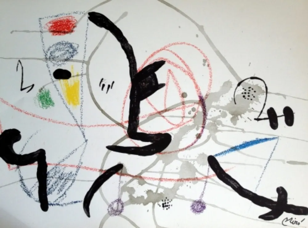 石版画 Miró - MARAVILLAS CON VARIACIONES ACROSTICAS