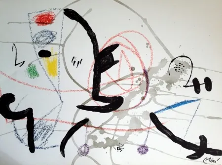 石版画 Miró - MARAVILLAS CON VARIACIONES ACROSTICAS