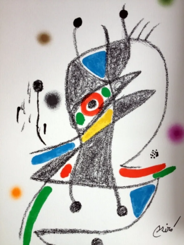 石版画 Miró - MARAVILLAS CON VARIACIONES ACROSTICAS