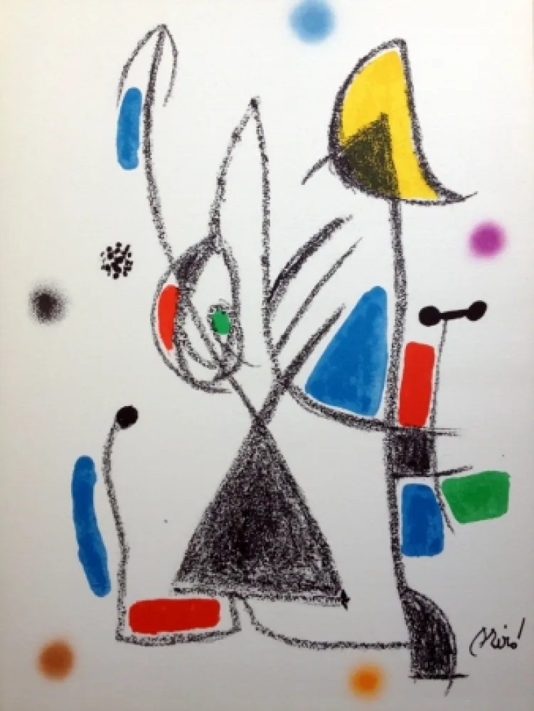 石版画 Miró - MARAVILLAS CON VARIACIONES ACROSTICAS
