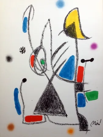 石版画 Miró - MARAVILLAS CON VARIACIONES ACROSTICAS