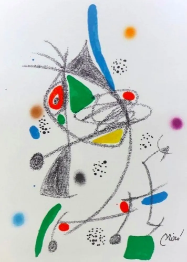 石版画 Miró - Maravillas con variaciones acrosticas 4