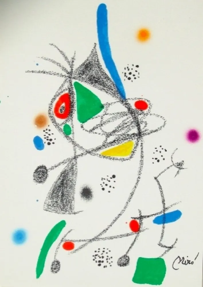 石版画 Miró - Maravillas con variaciones acrosticas 4