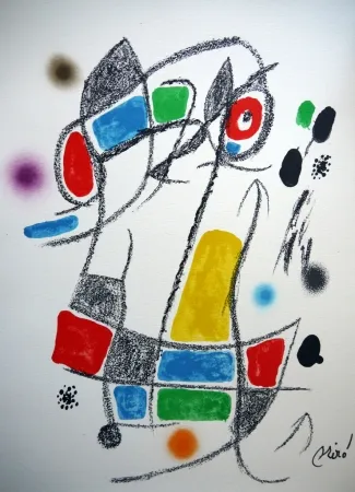 石版画 Miró - MARAVILLAS CON VARIACIONES ACROSTICAS