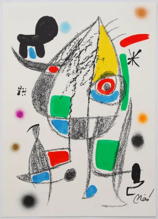 石版画 Miró - Maravillas con variaciones acrósticas en el jardín de Miró - 20