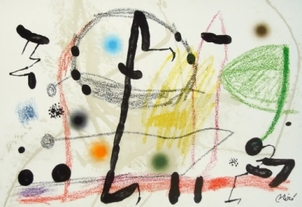 石版画 Miró - Maravillas Con Variaciones Acrósticas En El Jardín De Miró