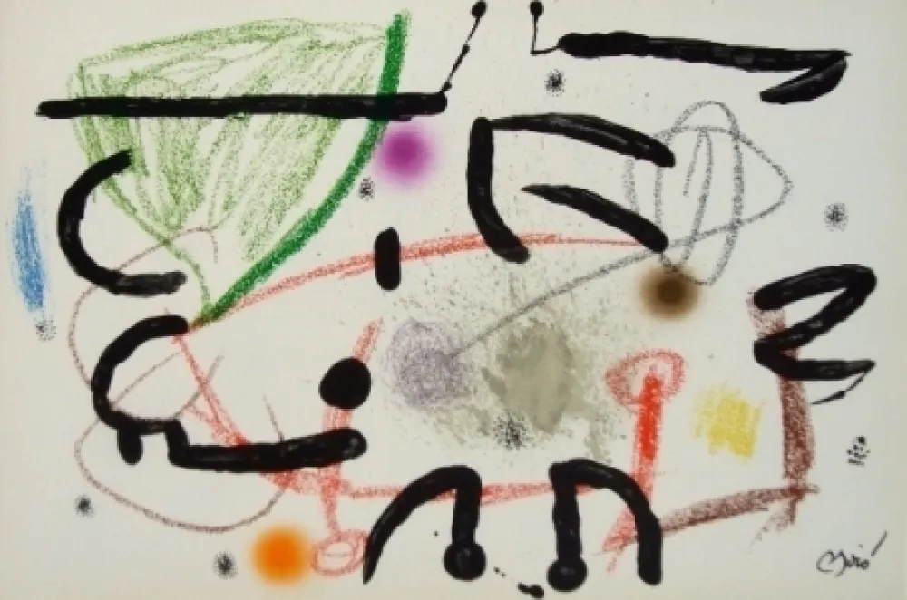 石版画 Miró - Maravillas Con Variaciones Acrósticas En El Jardín De Miró