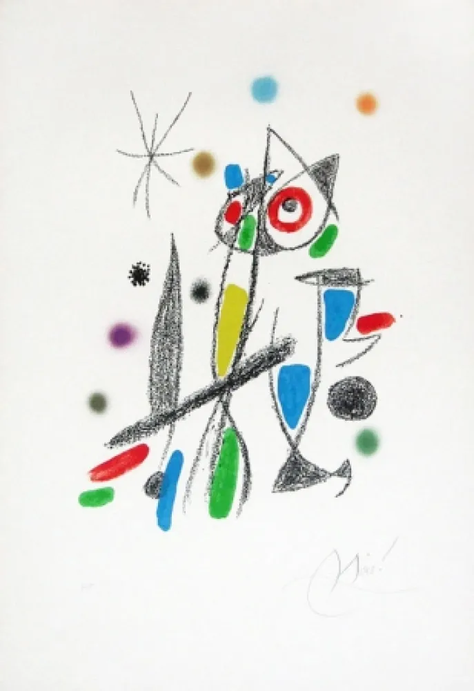 石版画 Miró - Maravillas Con Variaciones Acrósticas En El Jardín De Miró